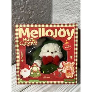 Mellojoy‎ Christmas Puppy Yukiko Squishy, Stress Relief, Calming Toy NIB Sealed